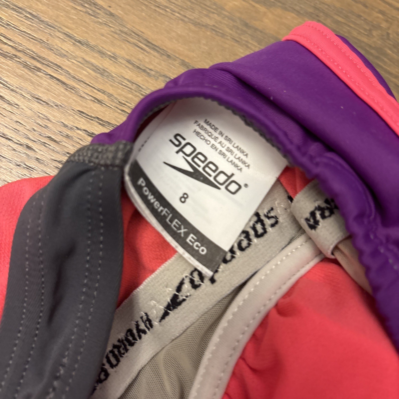 SPEEDO Powerflex Eco Solid Super Pro Back Gray/pu… - image 3