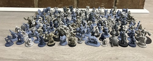 D&D DnD Assorted Miniatures Lot of 20 Random Unpainted Fantasy RPG Figures