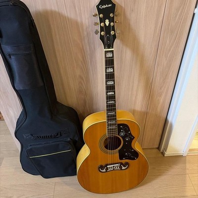 Epiphone Acoustic Guitar With Ej-200 Case Safe delivery from Japan