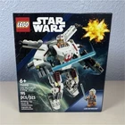 LEGO Star Wars Luke Skywalker X-Wing Mech 75390, 195 Pieces, Complete Set w/ Box