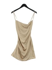 NA-KD Bodycon Midi Dress in Gold