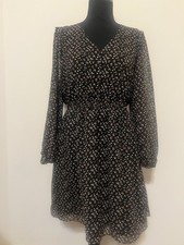 Madewell Women's Dress Georgette Button Front Mini Dress Size Small