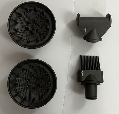 Dyson Blowdryer Attachments 4 Piece LOT Diffuser Concentrater