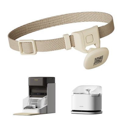 PETLIBRO Upgraded RFID Collar Tag for One Tag, Brown
