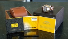 Breitling Transocean Chronograph 43mm Rose Gold Complete Set Bronze Dial UB0152 4
