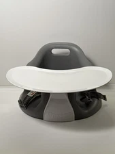 Upseat Baby Floor Seat Booster Chair with Removable Tray and Straps for Infants