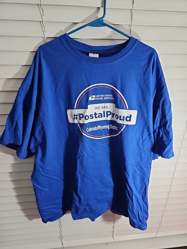 Post Office USPS Postal Proud SHORT Sleeve T-Shirt 3XL Colorado/Wyoming District