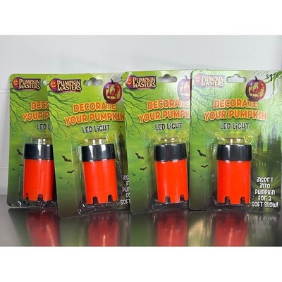 4- Pumpkin Masters Decorate Your Pumpkin LED Light Halloween Decoration NEW