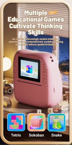 9IMOD 2.0IPS Instant Print Camera 10X Zoom 1080P Video Time Lapse with 32GB Card - Picture 13 of 24