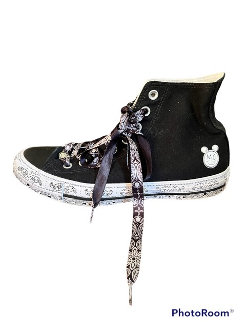 Size 7.5 - Converse Chuck Taylor All Star High x Miley Cyrus Black - 162234C  for sale online | eBay