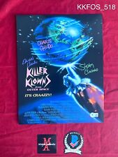 KILLER KLOWNS FROM OUTER SPACE CHIODO BROTHERS SIGNED 11x14 PHOTO! BECKETT COA! KILLER KLOWNS FROM OUTER SPACE CHIODO BROTHERS SIGNED 11x14 PHOTO! BECKETT COA!