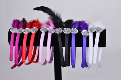 12 pcs feather head hoop Headband Hair Band Comb Hairband Headwear made in Korea