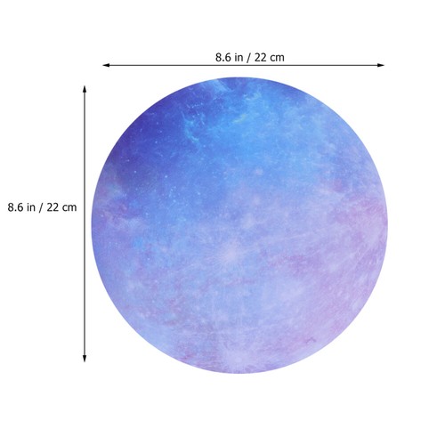 Round Mouse Pad Planet Series Mat Romantic Gaming Mouse Pad Ultra ( ) - Afbeelding 8 van 11