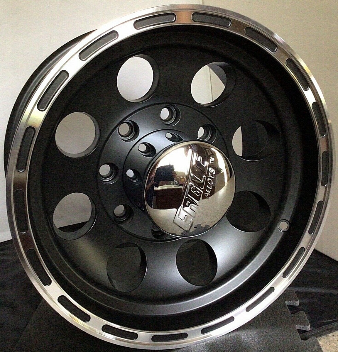 AMERICAN  EAGLE  American Eagle Alloy Wheels or Rims 8x170.-5MM Offset Mat Black