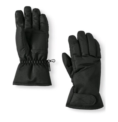 Swiss Tech Men's Black 3M Thinsulate Touch Screen Compatibility Basic Gloves 