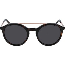 Diane Von Furstenberg Designer Sunglasses Round Dark Tortoise Danielle DVF853