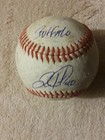 WILSON RAMOS MLB SIGNED AUTOGRAPHED BASEBALL INSC. "BUFFALO" NATIONALS/ TIGERS  — photo 1