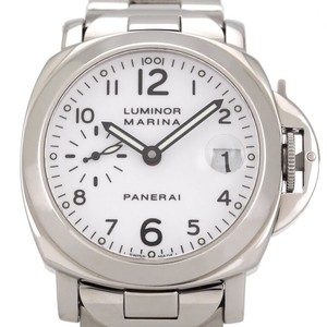 PANERAI Luminor Marina 40mm PAM00051 Automatic Watch White Dial Used Ex++ |  eBay