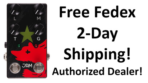 New JAM Pedals Red Muck Bass Fuzz Guitar Effects Pedal