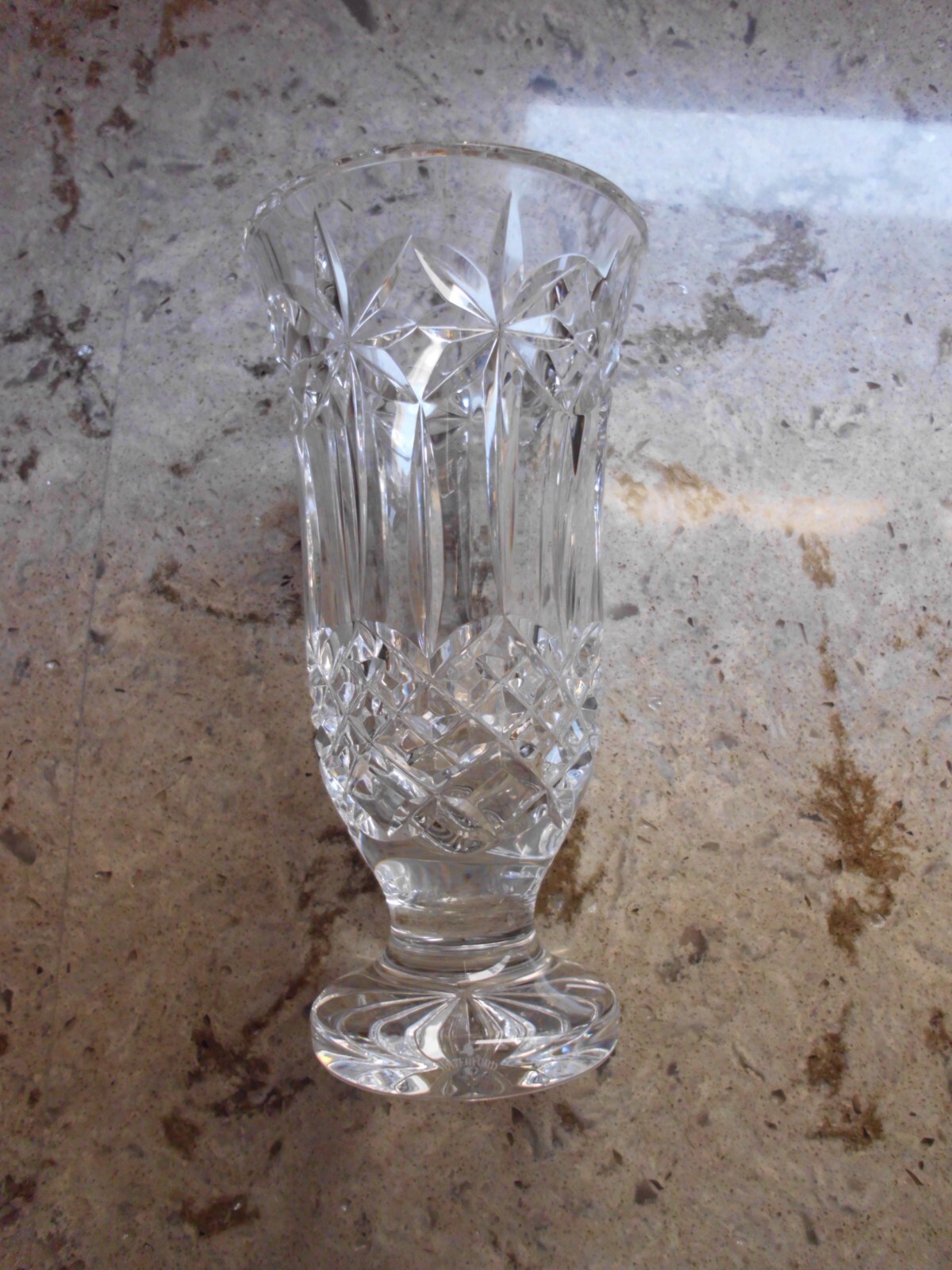 Waterford Crystal Balmoral Footed Vase 7" eBay