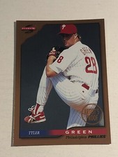 1996 Score Dugout Collection Artist Proof Parallel Tyler Green Phillies 37
