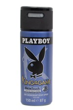 Playboy KING OF THE GAME 24H Deodorant Body Spray for Him, Skin Touch Innovat...