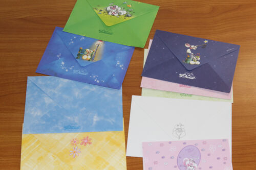 Diddl *papier à lettres* plus de 9 enveloppes colorées motifs différents * enveloppes* - Photo 1 sur 3