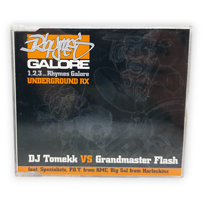 1 2 3 rhymes galore Underground RX DJ Tomekk VS Grandmaster Flash Maxi Single CD