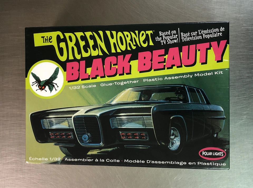 POLAR LIGHTS THE GREEN HORNET BLACK BEAUTY MODEL-KIT  1/32 SCALE 7” LONG SEALED! - Image 2 of 4