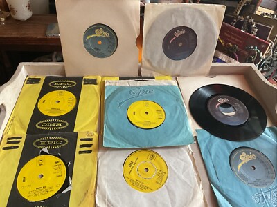ABBA Job Lot Of 11 Records,some Duplicates, Singles,condition Ok, 3 Have Scratch