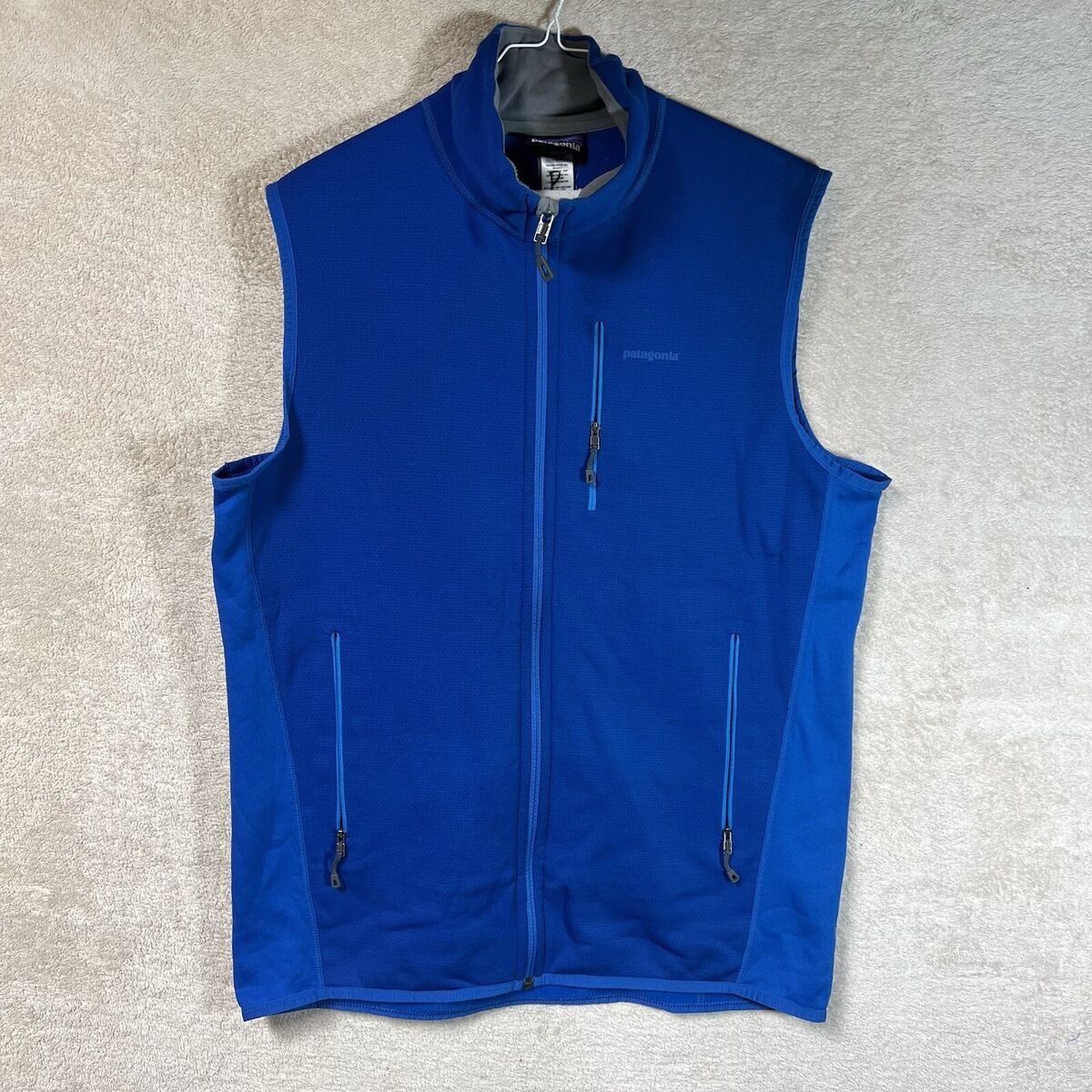 Patagonia Piton Hybrid Vest Mens Large Blue Polartec Fleece Patagonia Piton Hybrid Vest Mens Large Blue Polartec Fleece