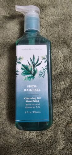 New Bath & Body Works FRESH RAINFALL 8 Fl Oz Cleansing Gel Soap