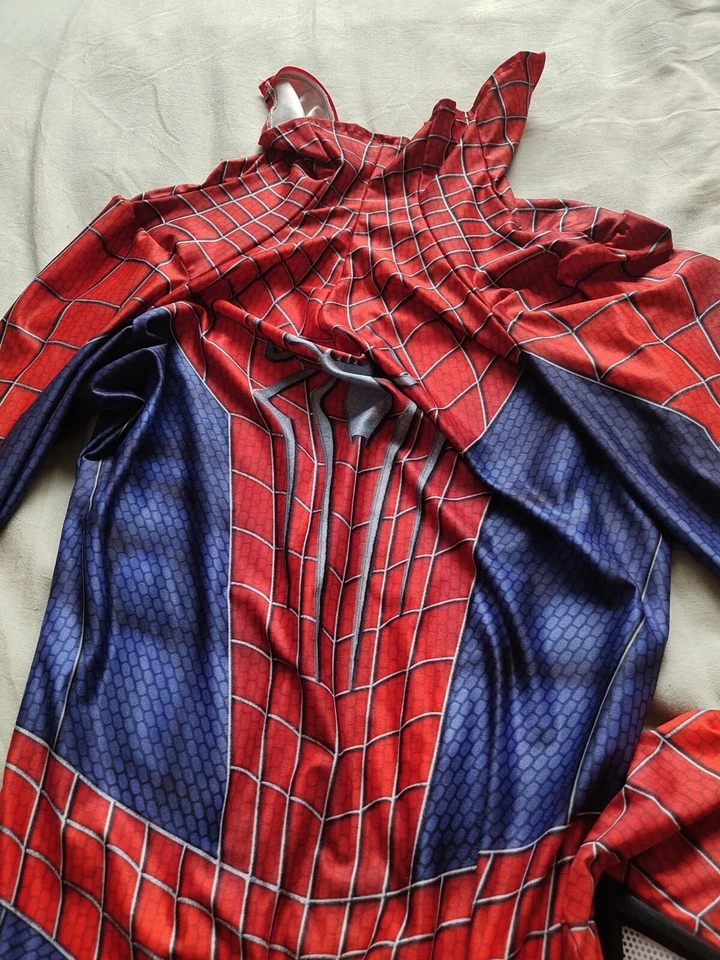 The Amazing Spiderman 2 Jumpsuit Spider-man Cosplay Costume Halloween Suit - Image 4 of 4