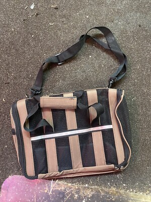 Men's Shoulder Bag School Bag Cross Body Satchel 10x13 W/air Pockets !