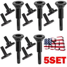 5 Set Cut Off Wheel Disc Mandrel Arbor 1/4" Shaft For Die Grinder Rotary Tools