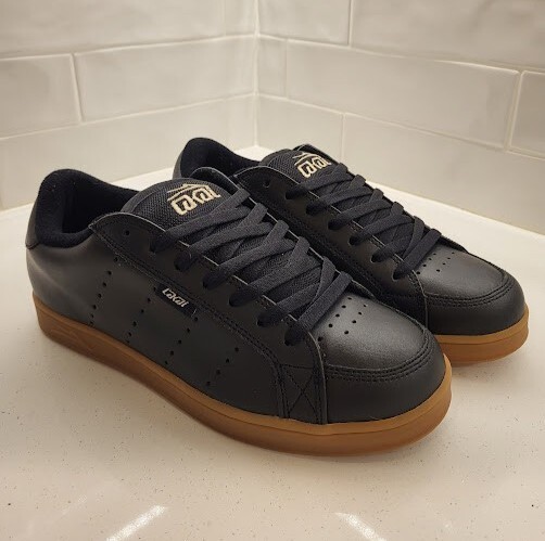 2004 Lakai Kingston Black Leather Light Gray Royal Size 9.5 NWB