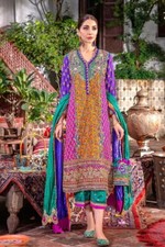 Pakistani Indian wedding wear party wear fancy hand work stitched Shalwar Kameez