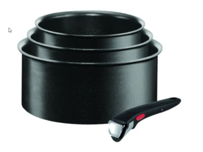 Set Tefal Ingenio Expertise - 3 Casseroles (16,18,20cm) + 1 Poignée - Induction