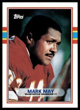 1989 Topps Mark May #255 RC Washington Redskins