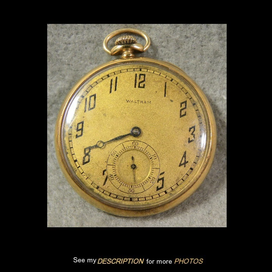 Waltham colonial series pocket best sale watch