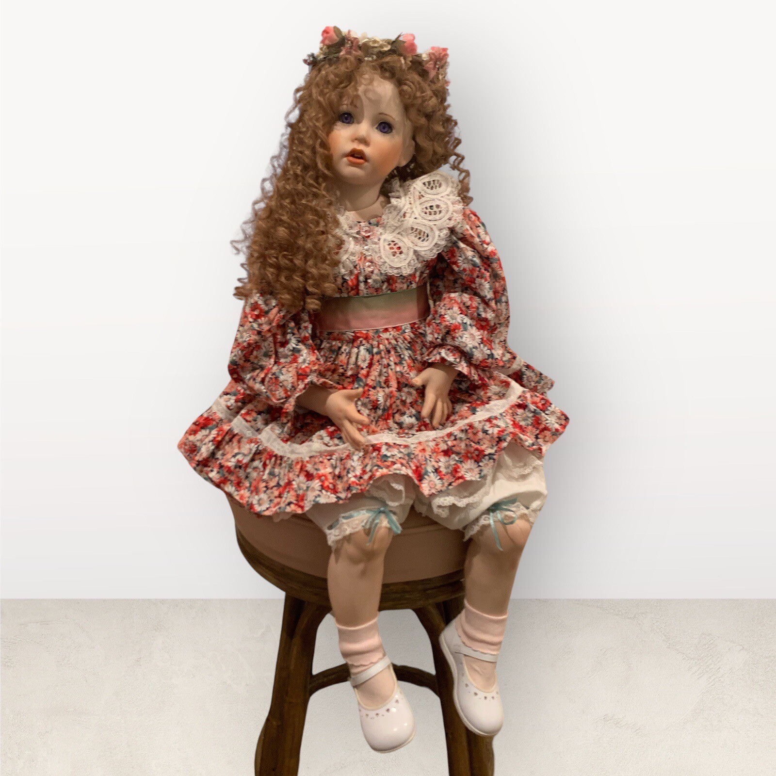 Exquisite Custom Handmade Porcelain Doll 32&rdquo; Tall &ldquo;Ashle