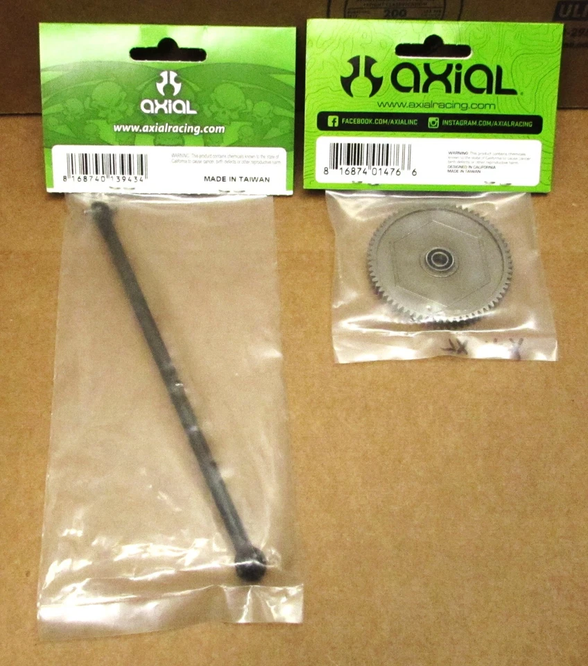 Discontinued Axial Yeti XL Metal Spur Gear 68T and Center front driveshaft - Image 2 of 2