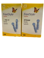 **200 Freestyle Lancets Diabetic Blood Glucose Exp 2026+  Free Shipping!