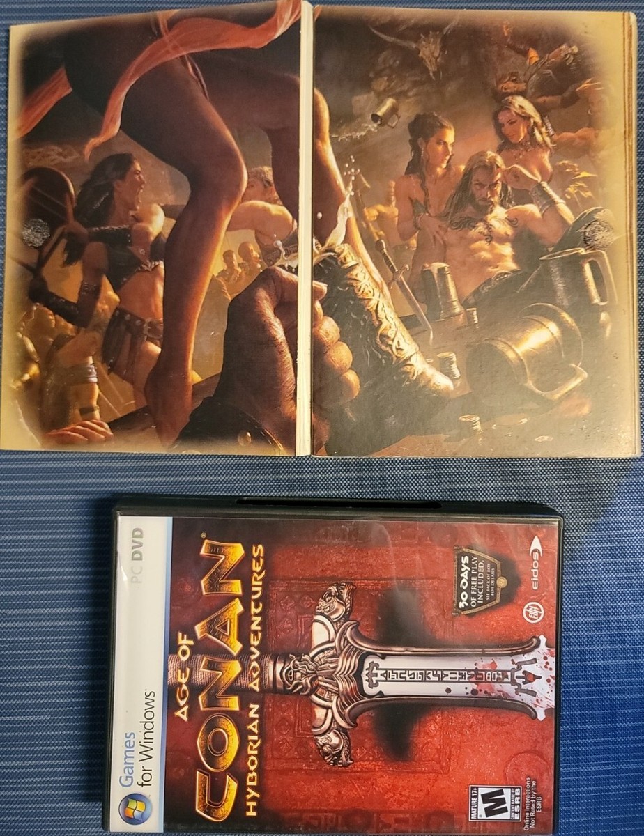 Age of Conan: Hyborian Adventures (PC DVD, 2008) For Windows