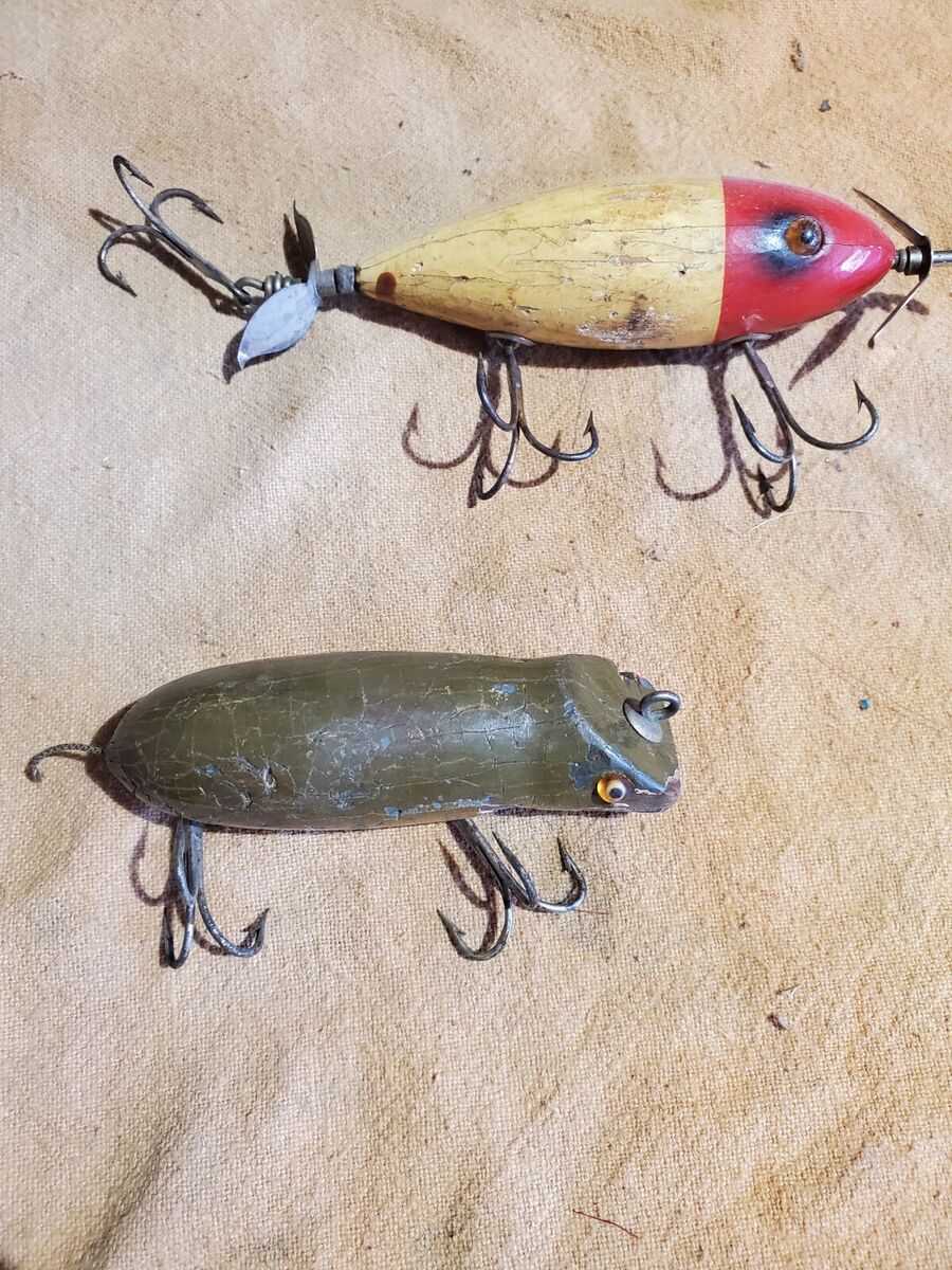 Vintage Wood Fishing Lures Frog | eBay Vintage Wood Fishing Lures Frog | eBay