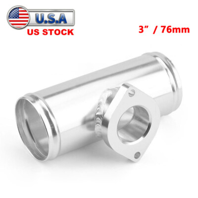 #ad 3quot; 76mm Aluminum Turbo BOV Blow Off Valve Pipe Adapter Flange for Type RS FV RZ $16.78