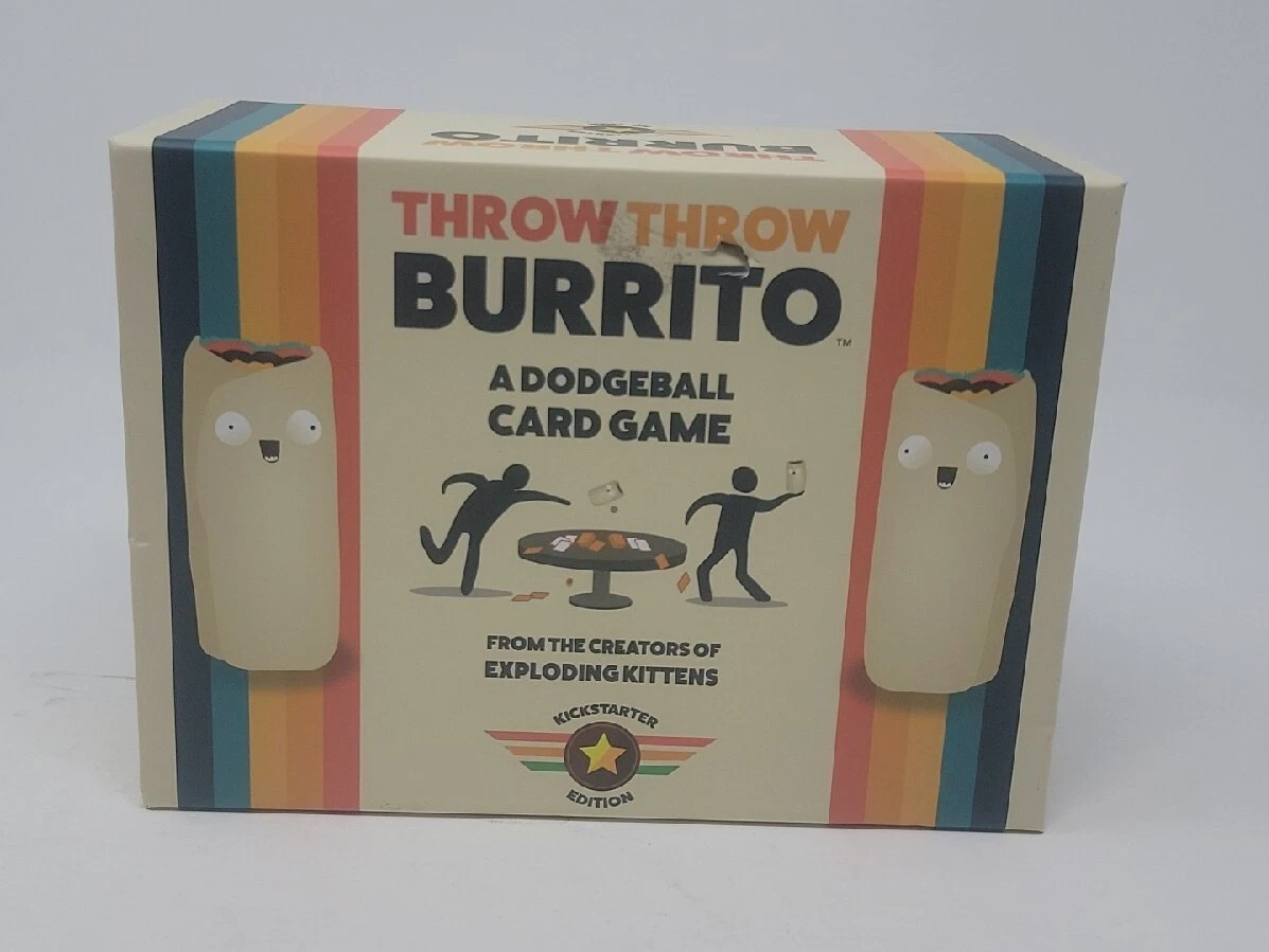 Throw Throw Burrito Kickstarter Edition NEW Sealed Box has small damage