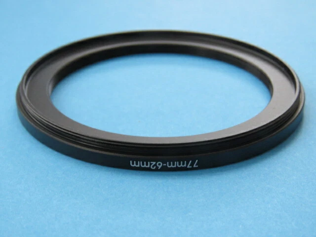 77mm to 62mm Step Down Step-Down Ring Camera Filter Adapter Ring 77mm-62mm - Image 2 of 2