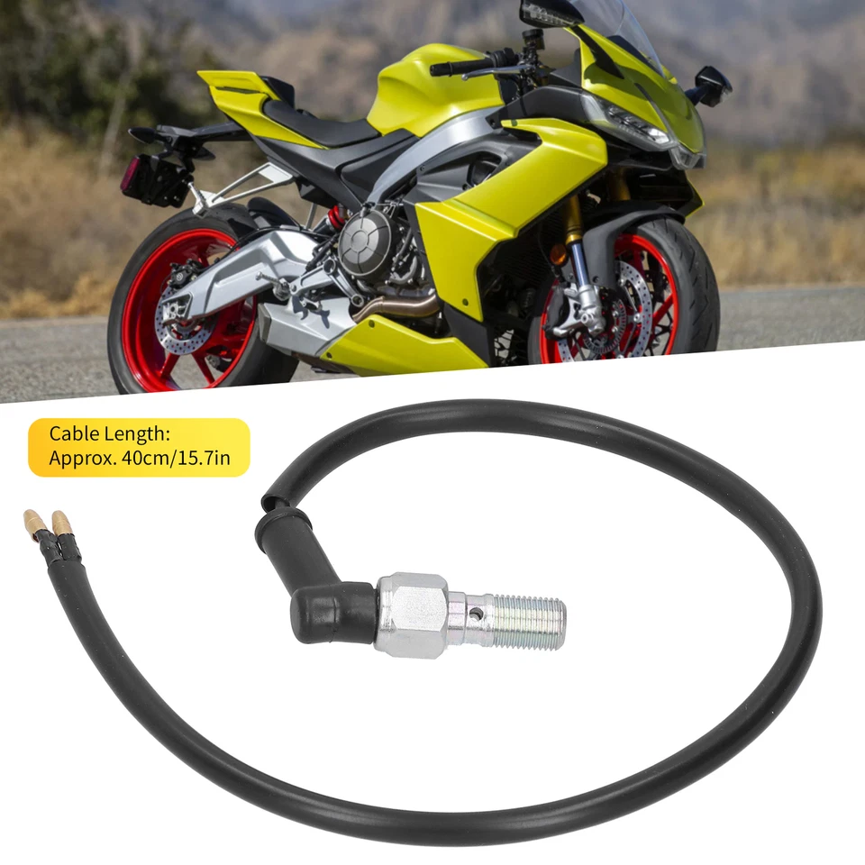 Without Plug Hydraulic Pressure Brake Light Switch M10x1.0  Pitch for Singl - Image 4 of 4