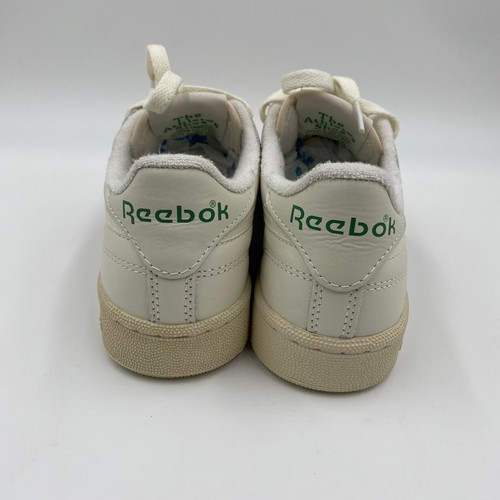 Reebok Club C 85 Vintage Shoes Womens 6 Chalk Green Low Top Leather 100007797 - Picture 4 of 11